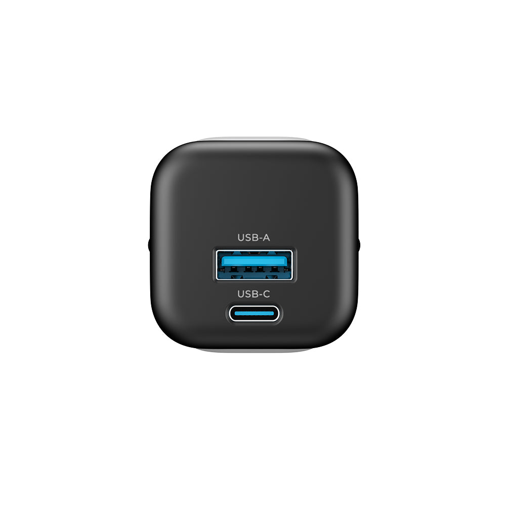 Зарядно за мрежа HAVIT UC230, 33W, 3A, 1 x USB-A - 1 x USB-C, Зелено