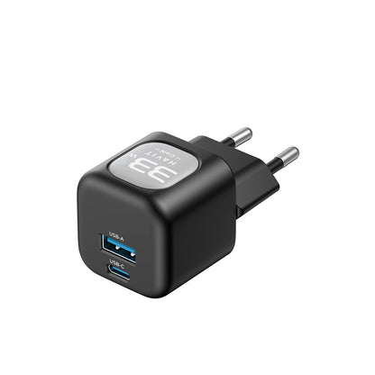 Зарядно за мрежа HAVIT UC230, 33W, 3A, 1 x USB-A - 1 x USB-C, Зелено