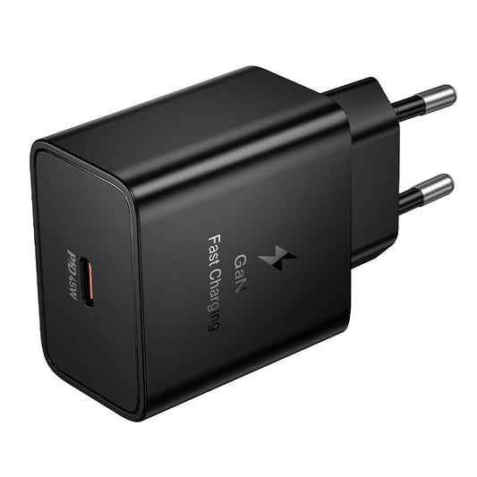 Зарядно устройство HOCO N77, 45W, 3A, 1 x USB-C, Черно