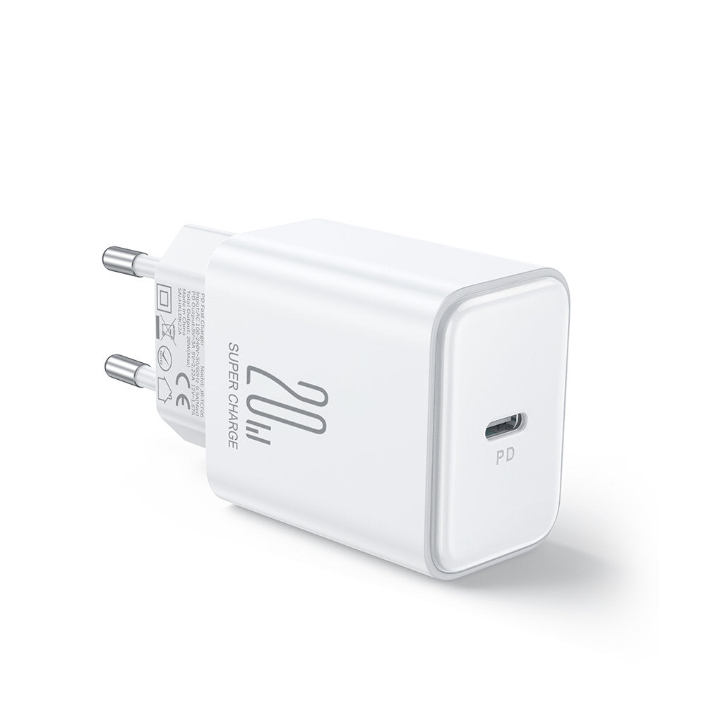 Joyroom JR-TCF06 Мрежово зарядно устройство, 20W, 3A, 1 x USB-C, бяло 