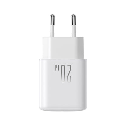 Зарядно устройство за мрежа Joyroom JR-TCF21, 20W, 3A, 1 x USB-A - 1 x USB-C, Бяло