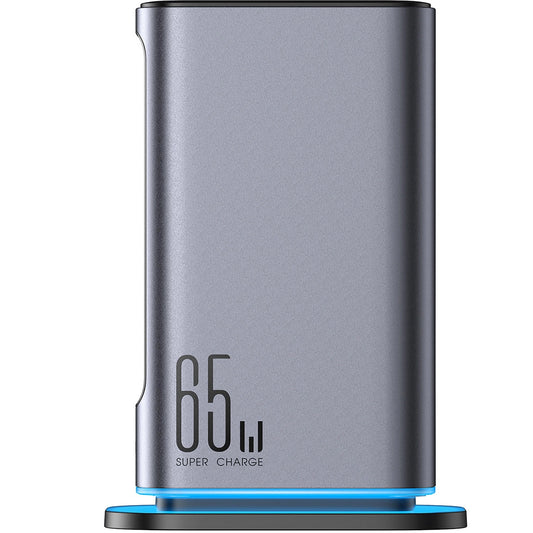 Зарядно устройство Joyroom JR-TCM02, 65W, 3.25A, 2 x USB-A - 4 x USB-C, Сиво