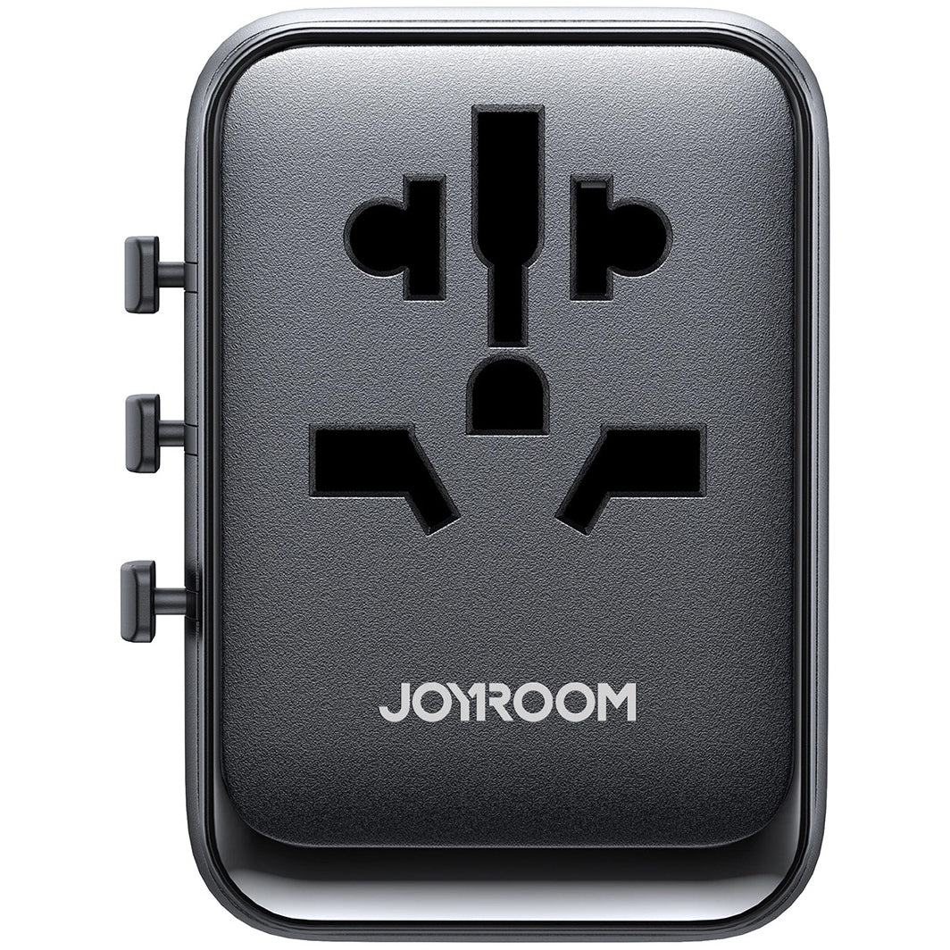 Мрежово зарядно устройство Joyroom JR-TCW01 Travel, 17W, 3A, 1 x USB-C - 3 x USB-A, черно 