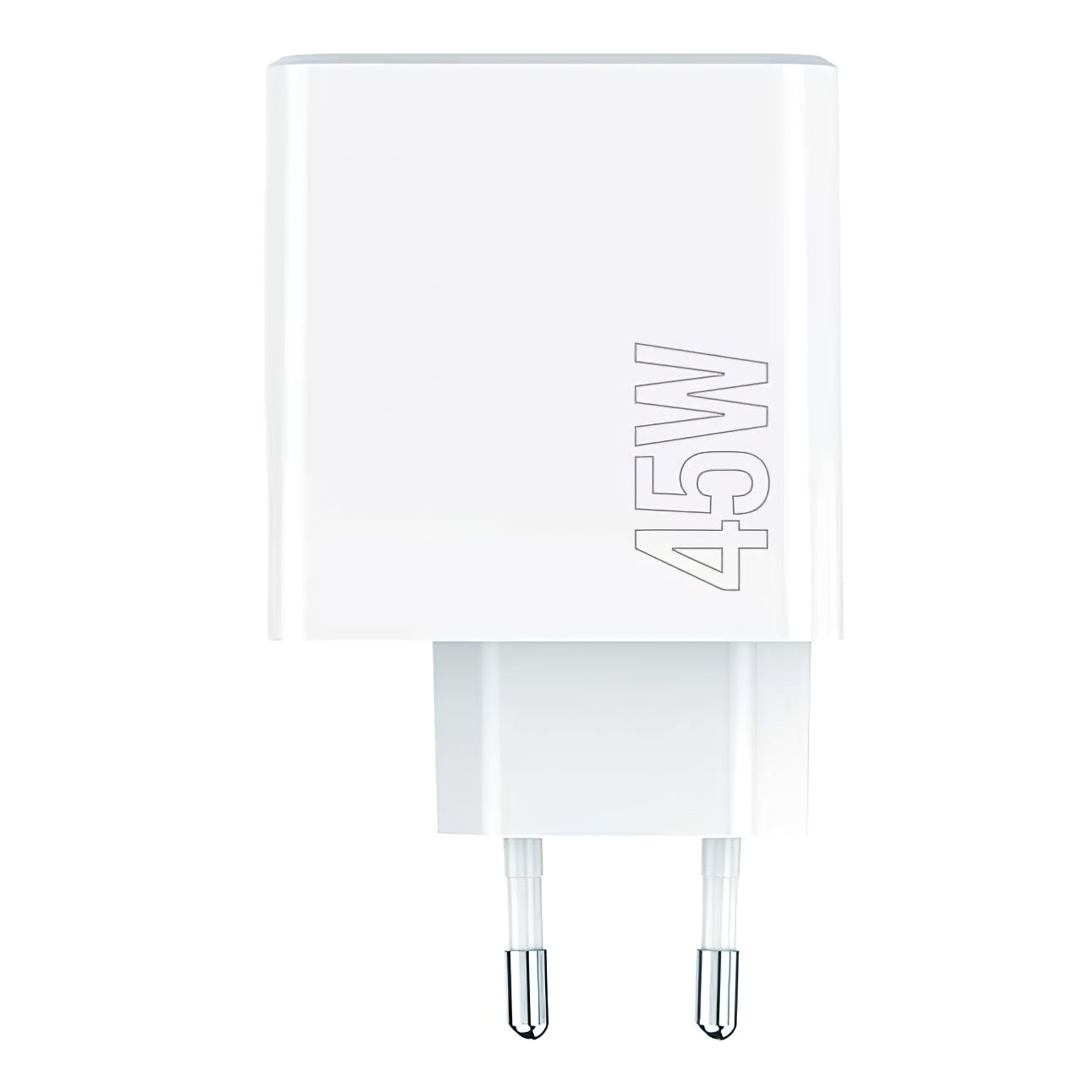 Мрежово зарядно устройство MaXlife MXTC-07-45AC, 45W, 3A, 1 x USB-A - 1 x USB-C, бяло