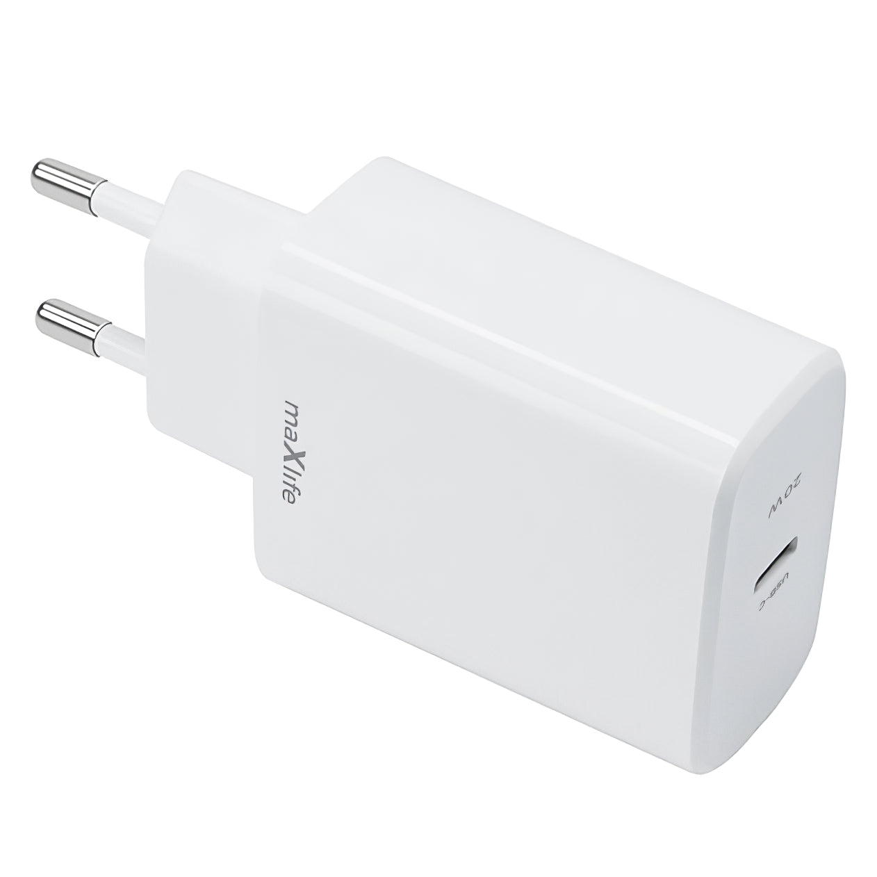 MaXlife MXTC-10-20C, 20W, 3A, 1 x USB-C, бял 