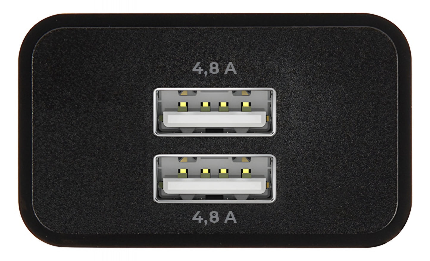 Зарядно за мрежа MaXlife MXTC-12, 24W, 2.4A, 2 x USB-A, Черно