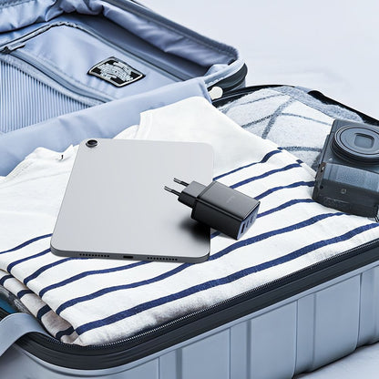 Зарядно за мрежа McDodo CH-2180 Display, 30W, 3A, 1 x USB-A - 2 x USB-C, Черно