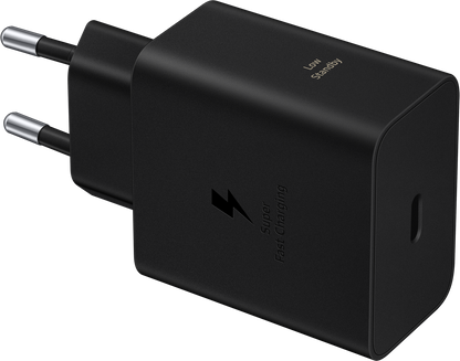 Зарядно за мрежа Samsung, 60W, 3A, 1 x USB-C, Черно EP-T6010NBEGWW