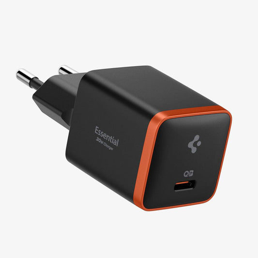 Зарядно устройство Spigen EE301EU Essential, 30W, 3A, 1 x USB-C, Черно ACH08448