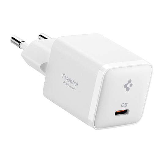 Зарядно устройство за мрежа Spigen EE301EU Essential, 30W, 3A, 1 x USB-C, Бяло KF2363556