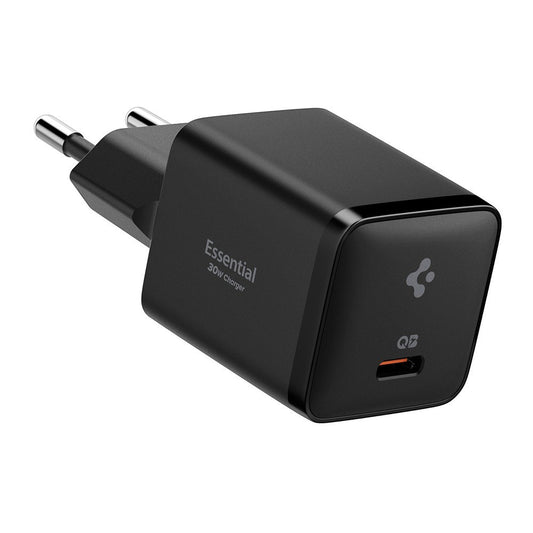 Зарядно устройство Spigen EE301EU Essential, 30W, 3A, 1 x USB-C, Черно ACH09493