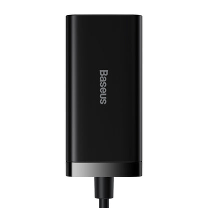 Зарядно устройство Baseus GaN3 Pro, 100W, 5A, 2 x USB-A - 2 x USB-C, Черно CCGP000101
