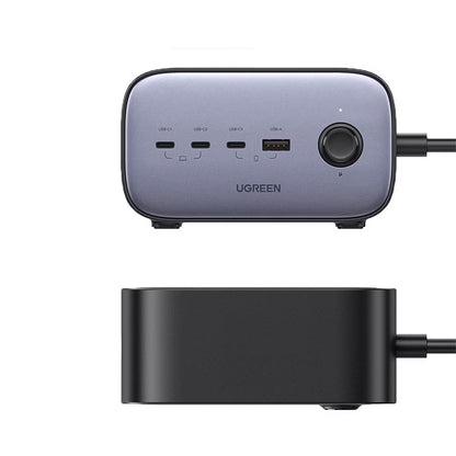 Удължител UGREEN CD270, 2 x Schuko, Сив