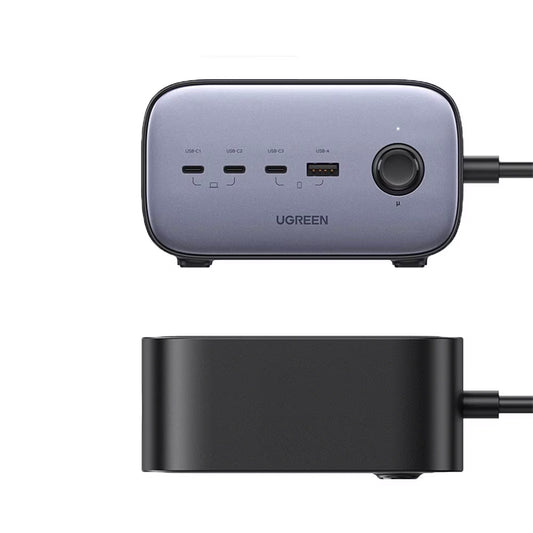 Удължител UGREEN CD270, 2 x Schuko, Сив
