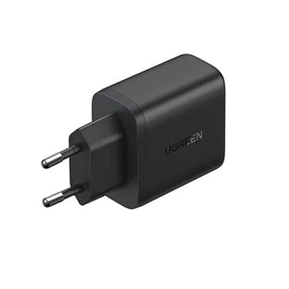 Зарядно за мрежа UGREEN X227, 20W, 3A, 1 x USB-A - 1 x USB-C, Черно