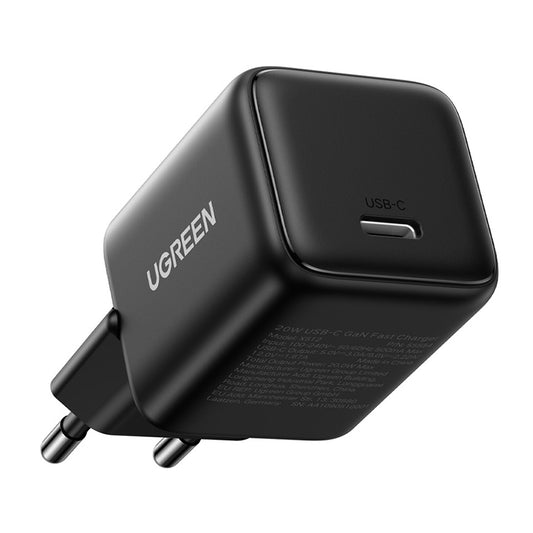 Зарядно за мрежа UGREEN X512, 20W, 3A, 1 x USB-C, Черно