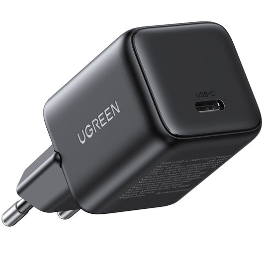 Зарядно за мрежа UGREEN X513, 30W, 3A, 1 x USB-C, Черно