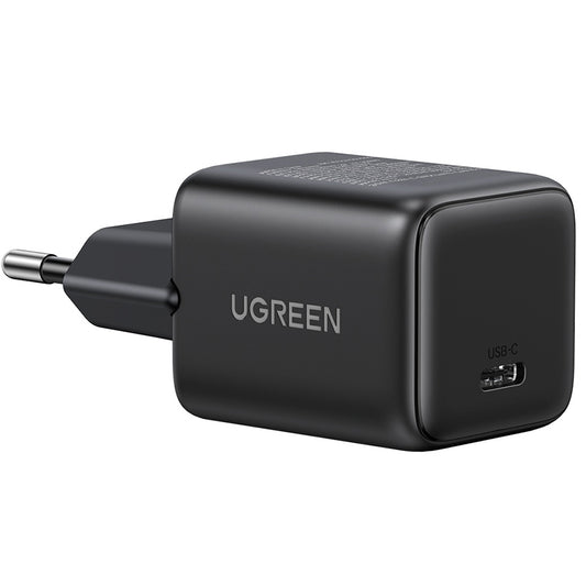 Зарядно за мрежа UGREEN X513, 30W, 3A, 1 x USB-C, Черно
