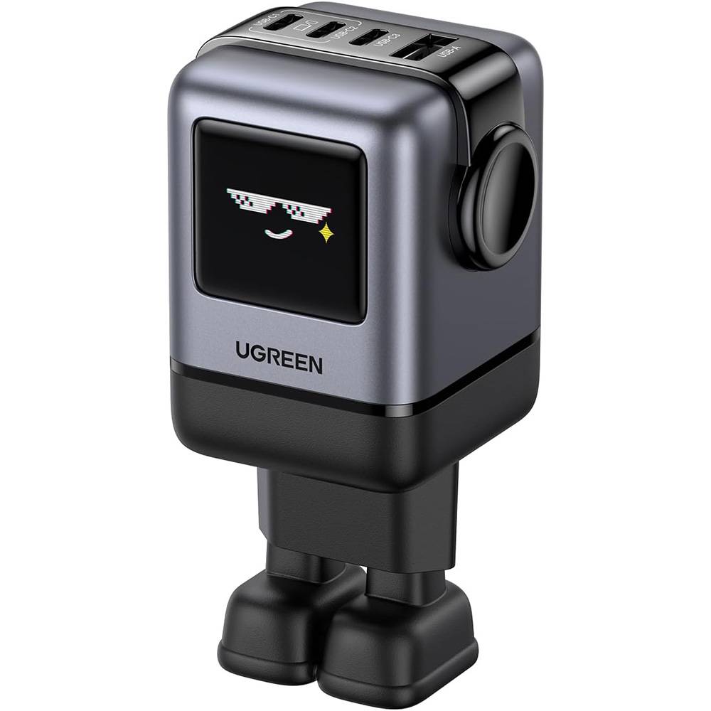 Зарядно за мрежа UGREEN X688 Uno, 100W, 5A, 1 x USB-A - 3 x USB-C, Черно