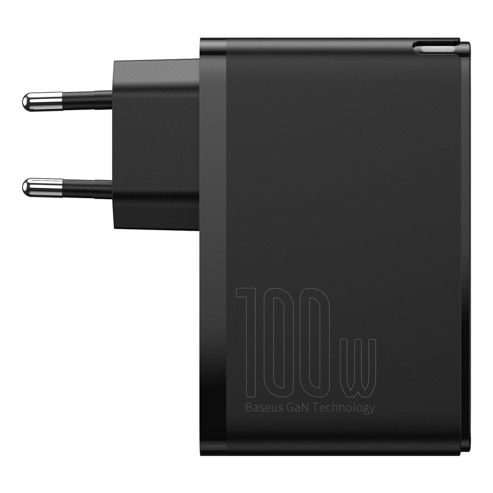 Мрежово зарядно устройство Baseus GaN2 Pro, 100W, 5A, 2 x USB-A - 2 x USB-C, черно CCGAN2P-L01