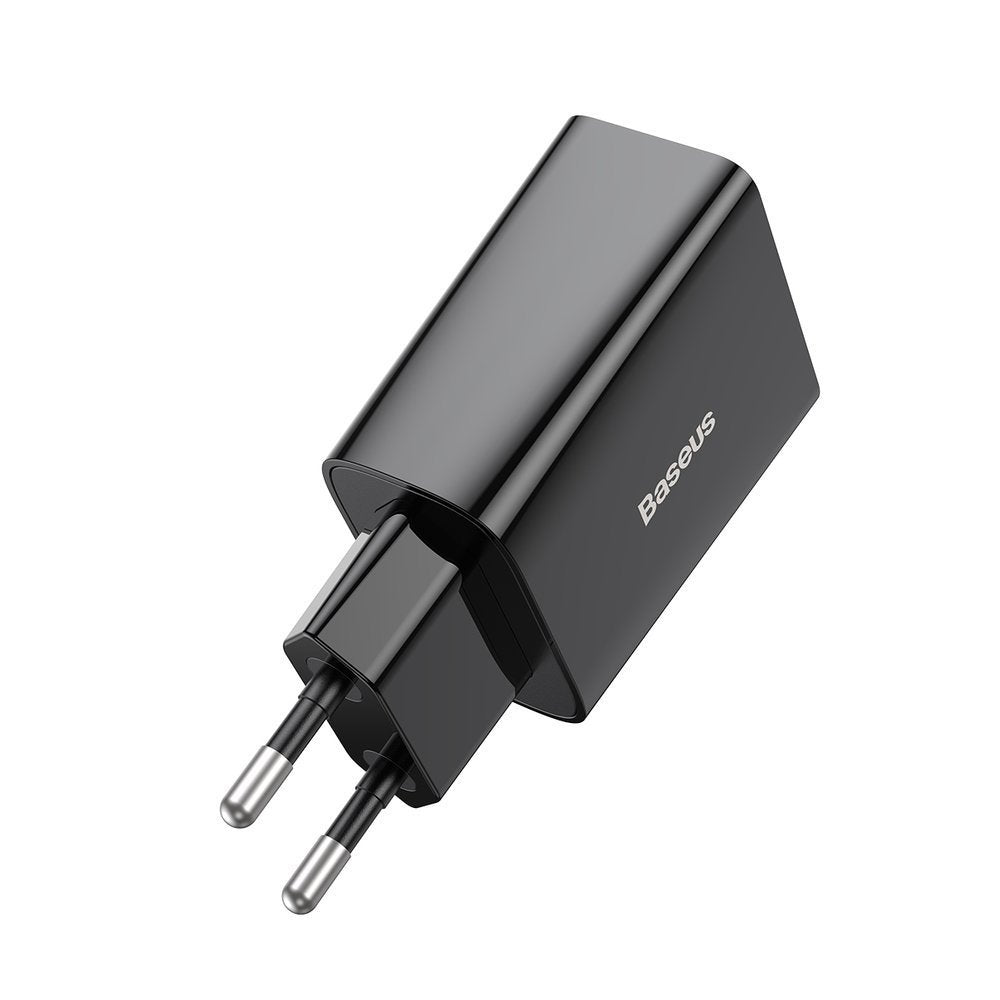 Скоростно мрежово зарядно устройство Baseus, 20W, 3A, 1 x USB-C, черно CCFS-SN01 