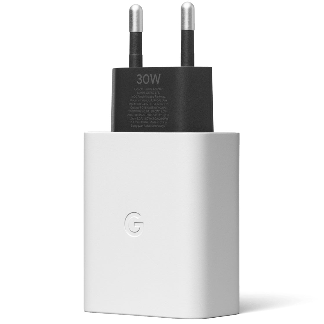 Мрежово зарядно устройство на Google, 30W, 3A, 1 x USB-C, бяло GA03502-EU