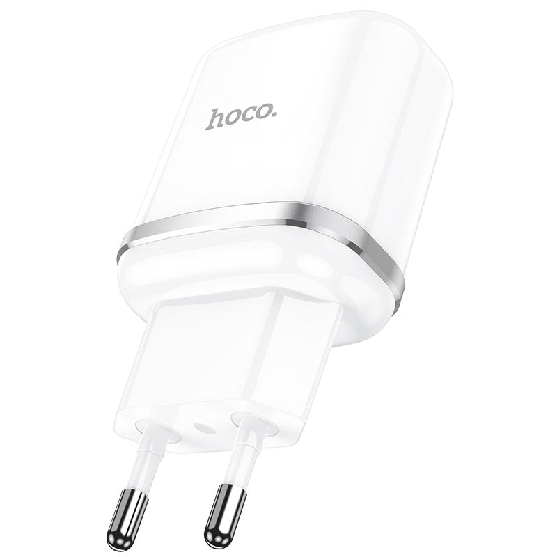 Мрежово зарядно HOCO N3, 18W, 3A, 1 x USB-A, бяло