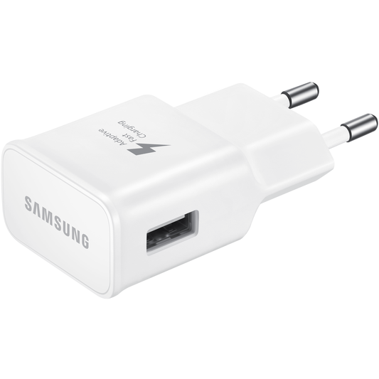 Мрежово зарядно устройство Samsung EP-TA200W, 15W, 2A, 1 x USB-A, бяло GP-PTU023DYBWWQ