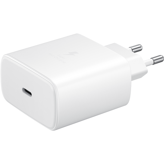 Мрежово зарядно устройство Samsung EP-TA845, 45W, 4.05A, 1 x USB-C, бяло GP-PTU020SOFWQ GP-PTU020SOFWQ