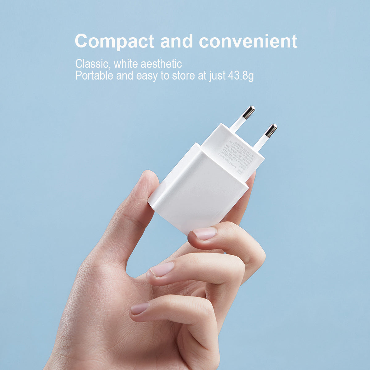 Мрежово зарядно устройство на Xiaomi, 20W, 3A, 1 x USB-C, бяло BHR4927GL