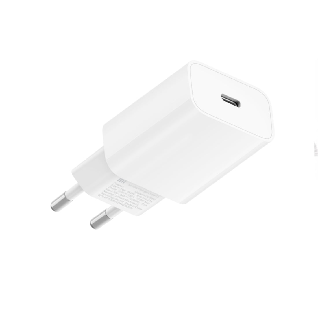 Мрежово зарядно устройство на Xiaomi, 20W, 3A, 1 x USB-C, бяло BHR4927GL