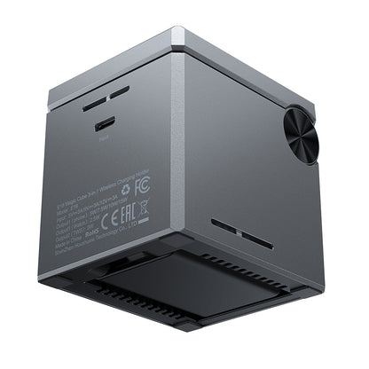 Безжично зарядно устройство Acefast E18 Rubik's Cube 3в1, 23W, 1.67A, Сиво