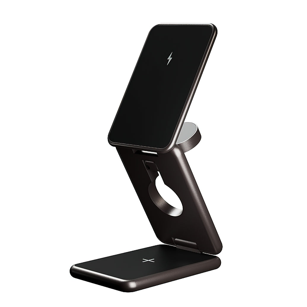 Allity Wireless Network Charger. AWC-230-22WMS 3in1, 22.5W, 1.67A, Gray