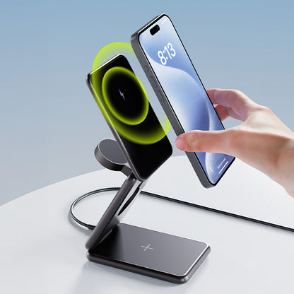 Allity Wireless Network Charger. AWC-230-22WMS 3in1, 22.5W, 1.67A, Gray