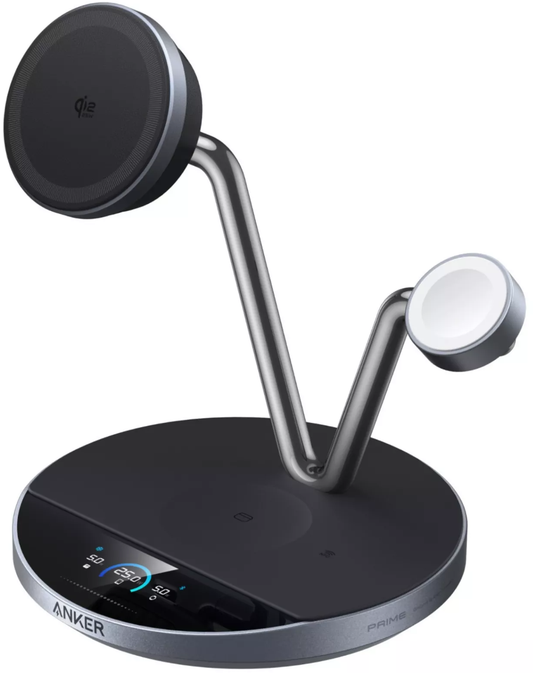 Anker Prime MagGo AirCool 3in1 Wireless Network Charger, 25W, Black B25X7G11