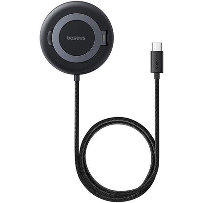 Безжично зарядно устройство Baseus Simple Mini4, 15W, 1.67A, Черно P10273300121-01
