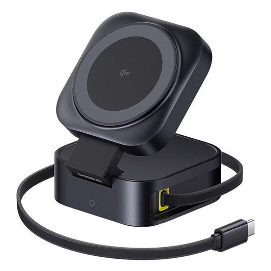 Безжично зарядно устройство за мрежа Baseus PicoGo 2in1, 67W, 3A, 1 x USB-C, Черно P10276800123-00