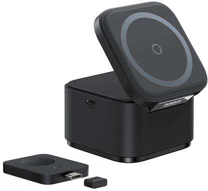 Baseus MagPro 3-in-1 Wireless USB-C Wall Charger, 25W, 1 x USB-C, Black P10264100123-01