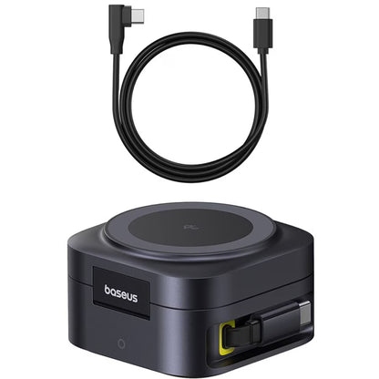 Безжично зарядно устройство за мрежа Baseus PicoGo 2in1, 67W, 3A, 1 x USB-C, Черно P10276800123-00