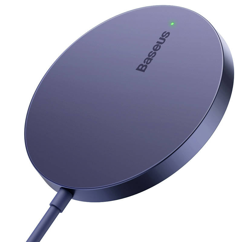 Безжично зарядно устройство Baseus Simple Mini3, 15W, 1.67A, Лилаво CCJJ040205