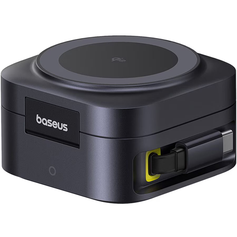Безжично зарядно устройство за мрежа Baseus PicoGo 2in1, 67W, 3A, 1 x USB-C, Черно P10276800123-00