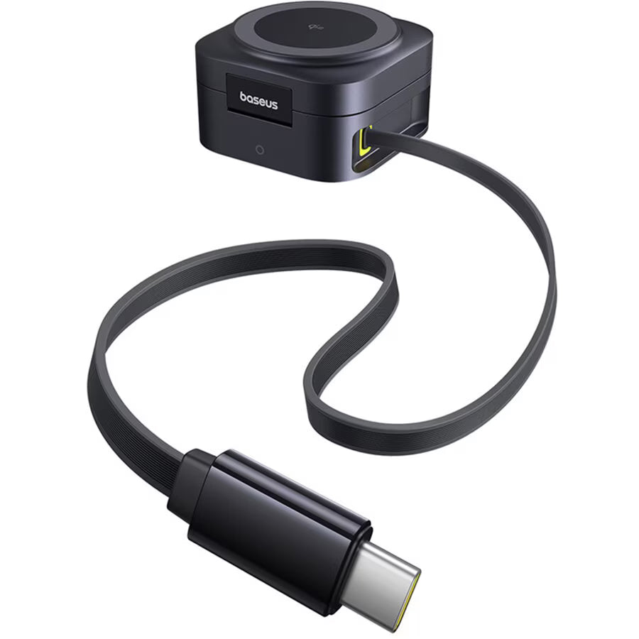 Безжично зарядно устройство за мрежа Baseus PicoGo 2in1, 67W, 3A, 1 x USB-C, Черно P10276800123-00
