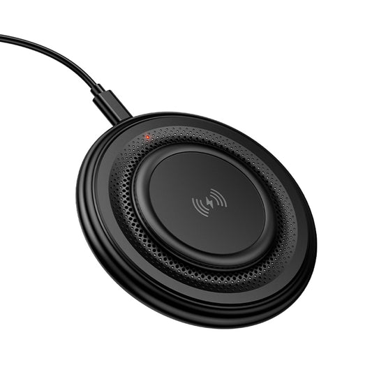 Безжично зарядно устройство за мрежа Borofone BQ40 Crown, 15W, 1.67A, Черно