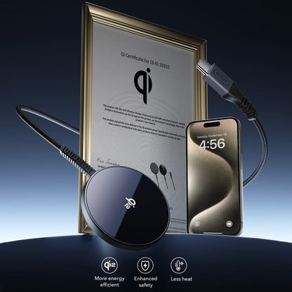 Безжично зарядно устройство за мрежа ESR HaloLock, 15W, 1.67A, Черно