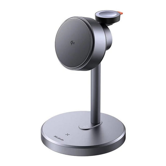 Безжично зарядно устройство McDodo CH-2460 Swan 3в1, 22.5W, 1.67A, Сиво