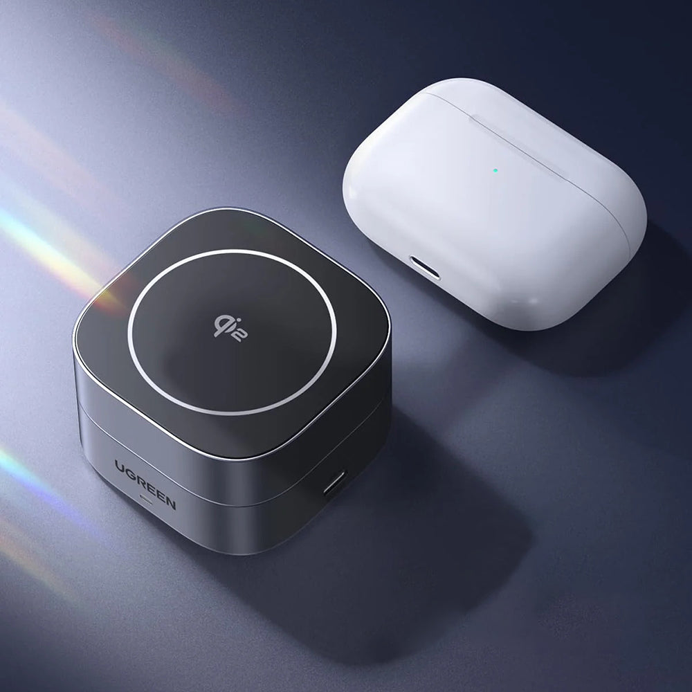 Безжично зарядно устройство за мрежа UGREEN W702 3в1, 20W, 1.67A, 1 x USB-C, Черно
