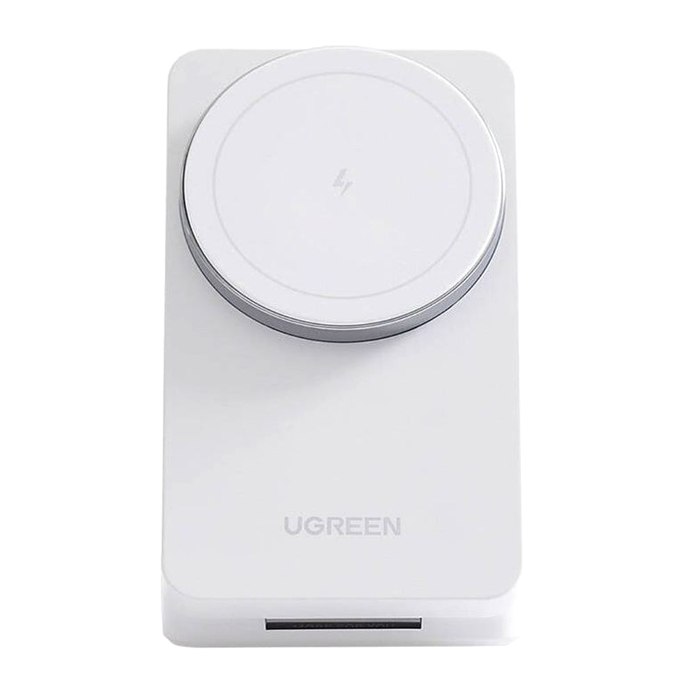 Безжично зарядно устройство за мрежа UGREEN W528 2in1, 20W, 1.67A, Бяло