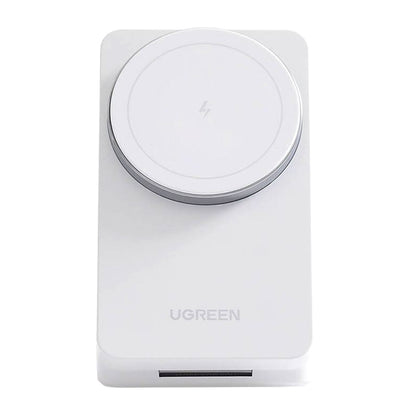 Безжично зарядно устройство за мрежа UGREEN W528 2in1, 20W, 1.67A, Бяло