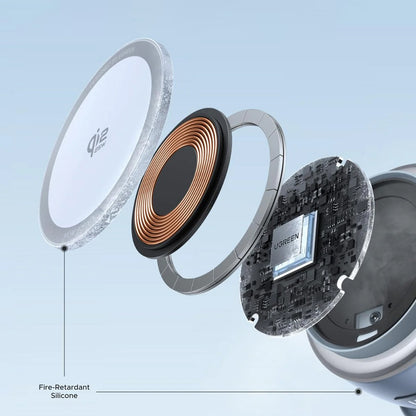 UGREEN W713 2in1 25W Wireless Network Charger, Blue