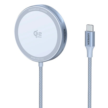 Безжично зарядно устройство за мрежа UGREEN MagFlow, 25W, Синьо